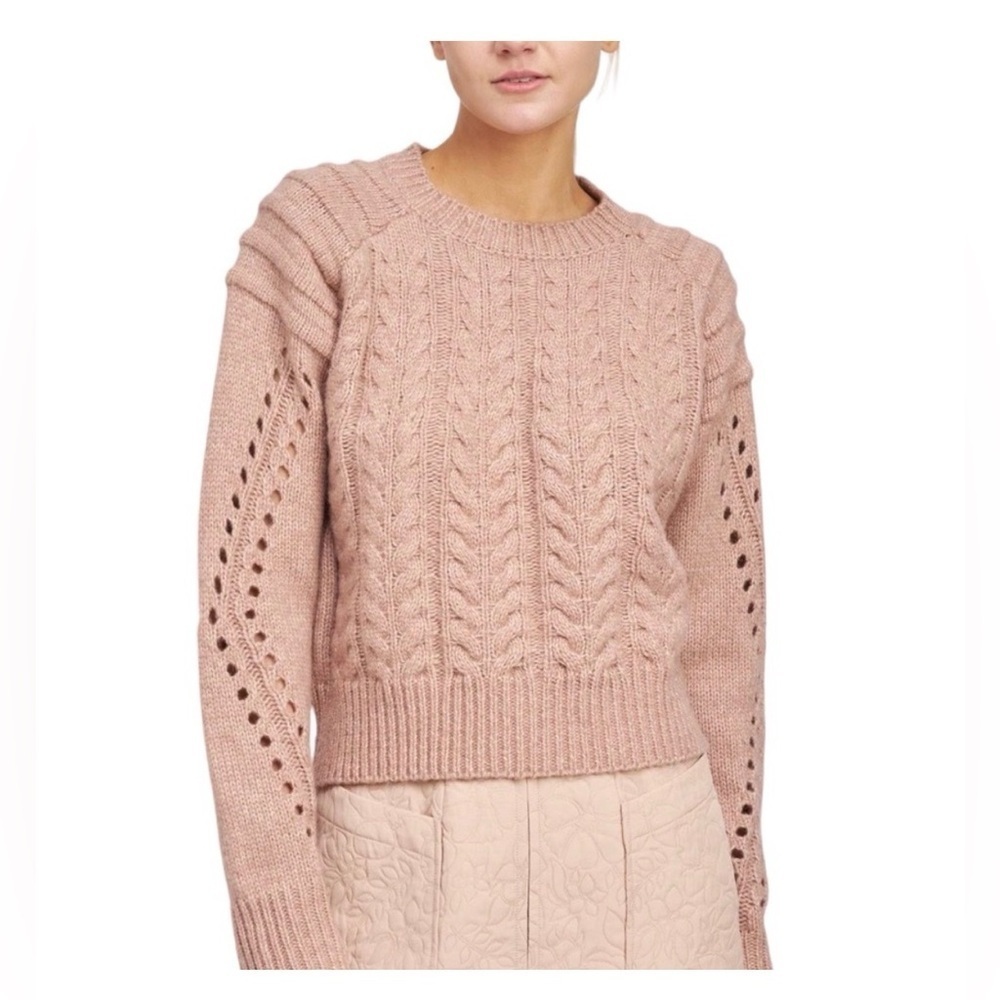 En Saison Gemma Knitt Sweater Peach Pink